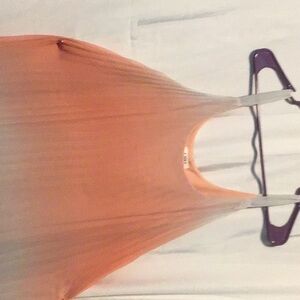 Orange and Gray Ombre dress